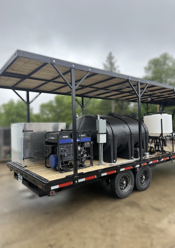 custom sprayer drone trailers